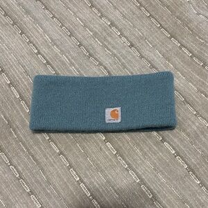 Carhartt Blue Teal Ribbed Knit Ear Warmer Headband